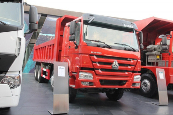 8x4 25-30M3 12 عجلة تفريغ شاحنة 50-60T تحميل Capaicty ساينو تراك Howo7 نموذج 371hp