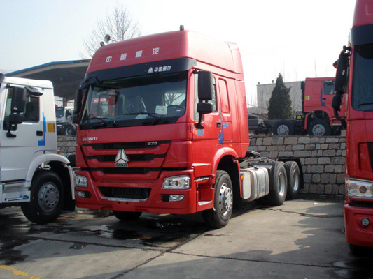 White HW79 Cabin 371hp Prime Mover Trailers 6 × 4 ساينو تراك Howo7 10 عجلات