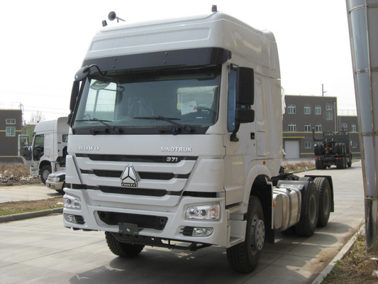White HW79 Cabin 371hp Prime Mover Trailers 6 × 4 ساينو تراك Howo7 10 عجلات
