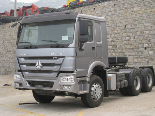 رئيس مقطورة 40t 6x4 رئيس المحرك ومقطورة اليورو 2 12.00R20 الإطارات HW76 المقصورة