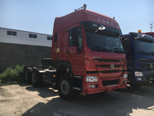 371hp HW79 المقصورة ساينو تراك Howo7 جرار رئيس المحرك شاحنة مع 2 ينامون