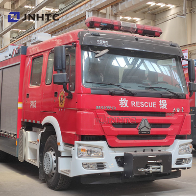 كيف 18m ذراع الرش العالية 4x2 12000l تدفق كبير الحريق إنقاذ سيارة الإطفاء للبيع