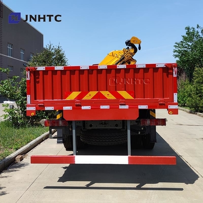 هوو T7H جديد 8 * 4 12 عجلات 40 طن 380HP رافعة مثبتة ماكس 16 طن ذراع الشحن مع رافعة شاحنة
