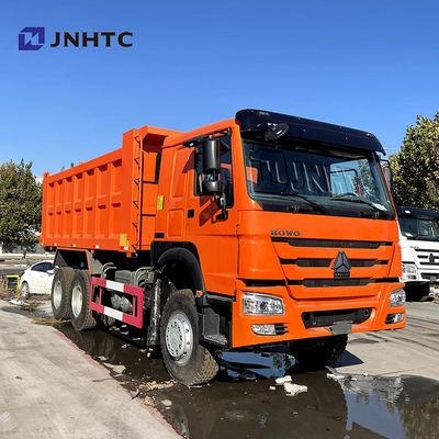 اليد الثانية HOWO 6x4 336hp 10 عجلات 20 متر مكعب Sinotruck Howo شاحنة قمامة تيبر للبيع