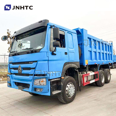 شاحنة هوو 40 طن 6x4 ناقل نقل يدوي 336HP 10 عجلات يورو 2 القياسية وقود الديزل شاحنة تيبر