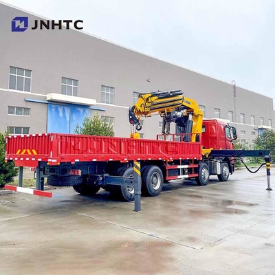الصين هوو 6x4 380hp رافعة ذراع قابلة للطي مع شاحنة الشحن 14/ 16 طن رافعة تلسكوبية مثبتة على البوم سعر جيد