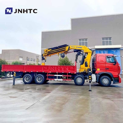 الصين هوو 6x4 380hp رافعة ذراع قابلة للطي مع شاحنة الشحن 14/ 16 طن رافعة تلسكوبية مثبتة على البوم سعر جيد