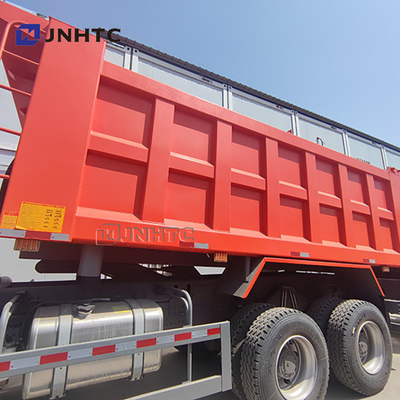 الصين العلامة التجارية الشهيرة HOWO شاحنات تيبر 6X4 400HP شاحنة قمامة النقل في أفريقيا مبيعات ساخنة