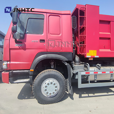 الصين العلامة التجارية الشهيرة HOWO شاحنات تيبر 6X4 400HP شاحنة قمامة النقل في أفريقيا مبيعات ساخنة