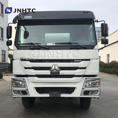 شاحنات هوو للأسمنت مزج الخرسانة 6X4 380HP 10 متر مكعب شاحنة مزج الخرسانة الجديدة / المستخدمة