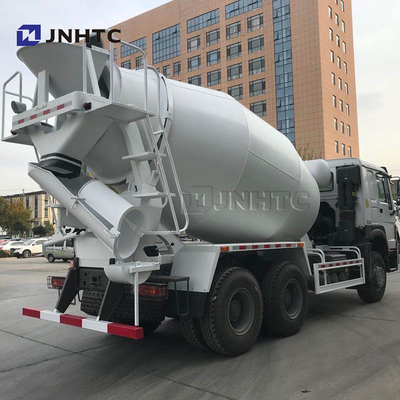 شاحنات هوو للأسمنت مزج الخرسانة 6X4 380HP 10 متر مكعب شاحنة مزج الخرسانة الجديدة / المستخدمة