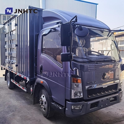 الصين شاحنة خفيفة HOWO شاحنة خزان شحن 4X2 116hp 6 عجلات صندوق شاحنة للبيع