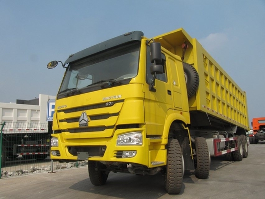 الأصفر 371hp 20M3 RHD ساينو تراك HOWO 6X4 تفريغ شاحنة لتحميل 40-50 طن