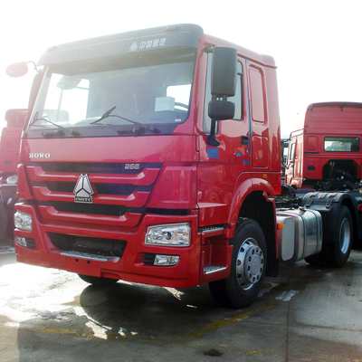 أحمر ساينو تراك HOWO السحب / رئيس جرار شاحنة RHD 10 عجلات 371 HP ZZ4257S3241W
