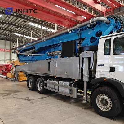 HOWO TX 6x4 الهيكل شاحنة مضخة الخرسانة 400HP 58m 400hp شاحنة مضخة الخرسانة