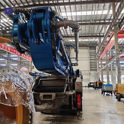 HOWO TX 6x4 الهيكل شاحنة مضخة الخرسانة 400HP 58m 400hp شاحنة مضخة الخرسانة