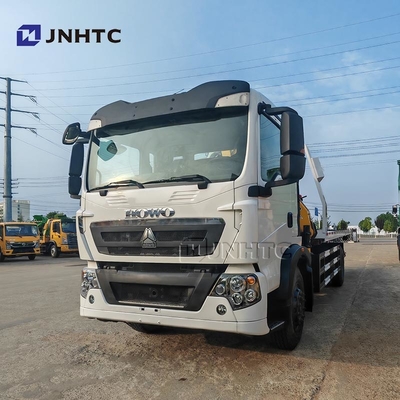 شاحنة رافعة HOWO TX 320HP 4X2 15TON شاحنة حطام شحن مثبتة مع رافعة هيدروليكية مستقيمة