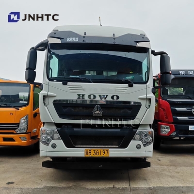 HOWO 8X4 350HP 12 عجلة شاحنة القمامة هيكل مع شاحنة الختم الحصى المتزامن