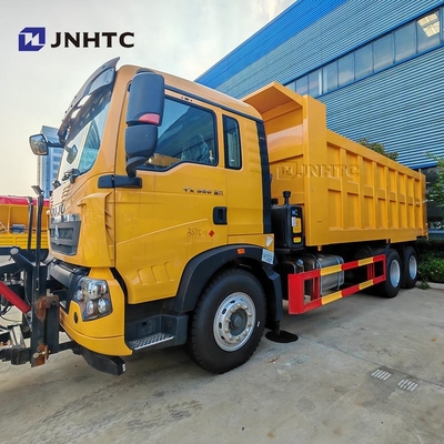 Howo TX Road Salt Spreader آلة ذوبان الثلج 6X4 350HP شاحنة مسح الثلج المناسبة