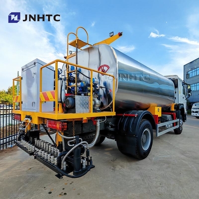 HOWO 4X2 340HP متوسعة البطين الذكية شاحنات أجهزة رش الأسفلت
