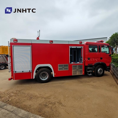 شاحنة الحريق HOWO 12000L 6 X 4 الماء والرغوة مكافحة الحرائق شاحنة الإنقاذ