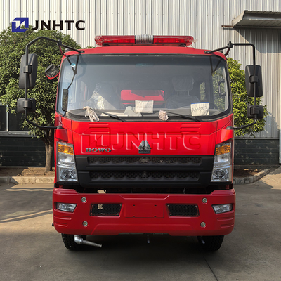 المصنع HOWO 4x2 5000L ناقلة المياه شاحنة إطفاء شاحنة مكافحة الحرائق شاحنة معدات إطفاء سيارة إطفاء