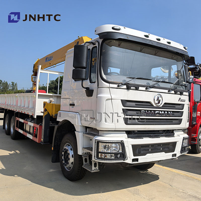 شاحنة شحن ثقيلة Shacman F3000 6X4 مع رافعة 5Ton إلى 50TON شاحنة القمامة