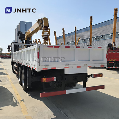 شاحنة شحن ثقيلة Shacman F3000 6X4 مع رافعة 5Ton إلى 50TON شاحنة القمامة