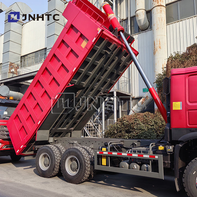 شاحنة صناعية ثقيلة شاحنة هوو شاحنة 6x4 10 عجلات 336 371 380 حصان شاحنة 40 طن