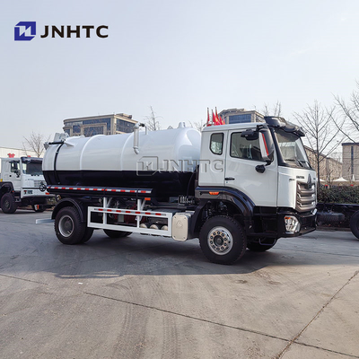 الصين العلامة التجارية HOWO NX 6 عجلات شاحنة شفط الفراغ عالية الضغط