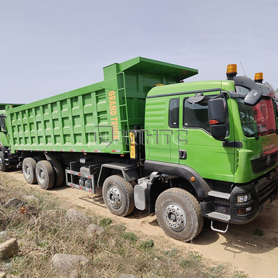 سينوتروك HOWO Tx التكوين العالي 8X4 12 عجلات شاحنة منجم للكونغو