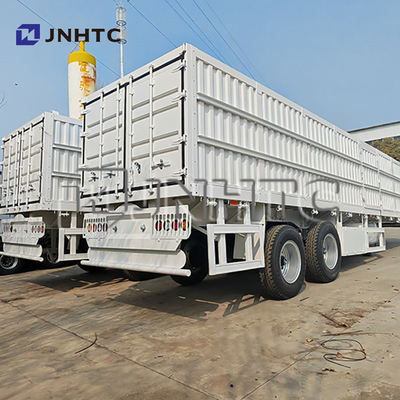 2 محور 3 محور 20Ton-40Ton صندوق الشحن شبه مقطورة مع 40ft-45ft الحائط الجانبي النقل