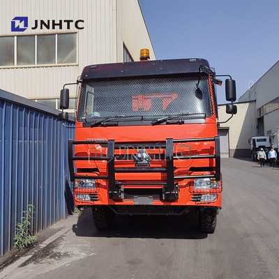 شاحنة صناعية ثقيلة شاحنة هوو شاحنة 6x4 10 عجلات 400 حصان شاحنة 30 طن مع شبكة مكافحة السرقة
