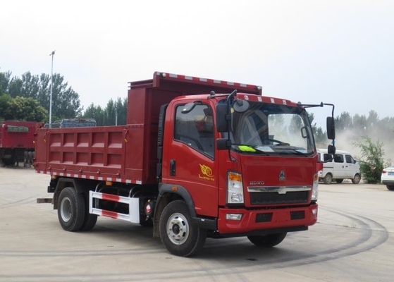 مقاومة الطقس الثقيلة شاحنة قلابة SINOTRUK 4 × 2 120HP شاحنة قلابة