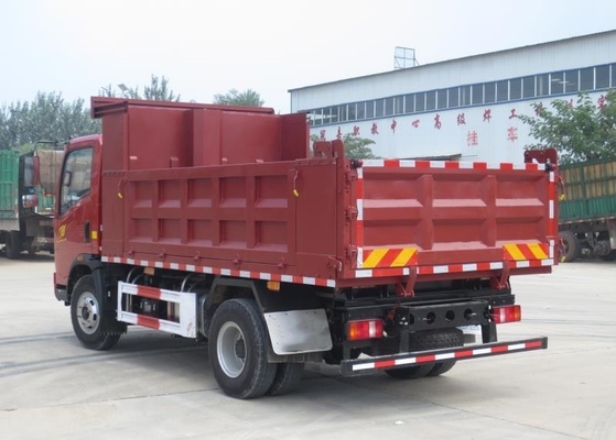 مقاومة الطقس الثقيلة شاحنة قلابة SINOTRUK 4 × 2 120HP شاحنة قلابة