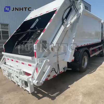 Sinotruk Howo 4X2 300 HP Euro II القيادة اليمنى جمع القمامة شاحنة مضغوطة شاحنة جمع النفايات شاحنة