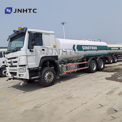 HOWO 6X4 300HP شاحنة تسقي 10000L للحفاظ على رطوبة الطريق