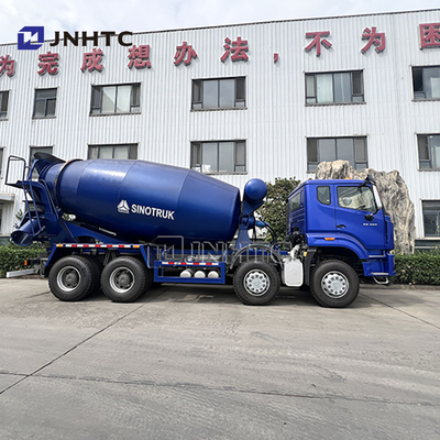 شاحنة مزج الخرسانة الآلية HOWO NX 8 * 4 الجديدة مع شاسية شحن ثقيلة