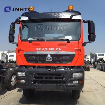 HOWO TX 8X4 Tipper Truck Chassis 400HP 12 Wheels Blue Dump Truck Chassis