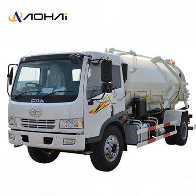 FAW J5K 4X2 Honey Sucker Truck 6 Wheels Hydrocureur Vacuum Truck for Sale