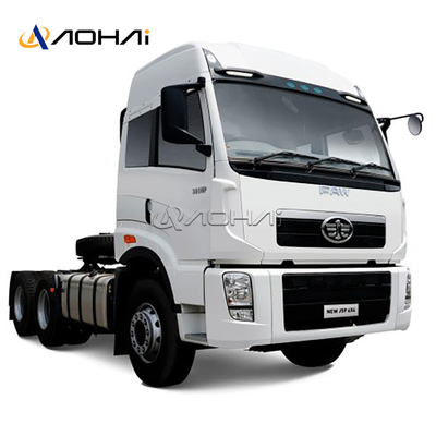 New FAW J5P 6x4 Euro 2 Tractor Truck Automatic Transmission Air Suspension Left High Top Wraparound Trailer Head Truck Skylight