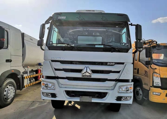 10 إطارات SINOTRUK HOWO شاحنة بضائع هيكل أورو 2 LHD 6X4 336HP HW76