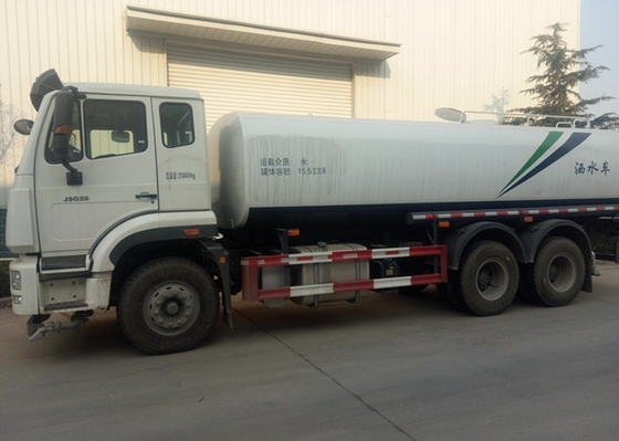Q345 HOWO Water Container Truck 6 X 4 336HP Euro II High Collision Resistance