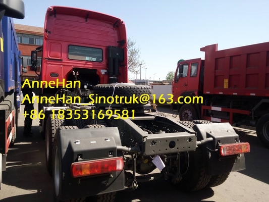 ساينو تراك Howo7 10 الإطارات 6 * 4 رئيس المحرك مقطورة مع HW79 المقصورة انخفاض استهلاك الوقود