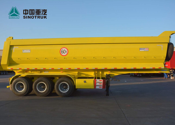 CIMC 70 T 13M قلابة نصف مقطورة الثقيلة قدرة 30M3 من رفع HYVA