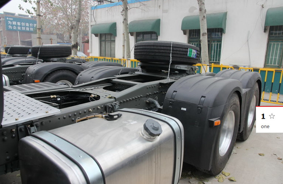 ساينو تراك 371hp 420hp جرار رئيس المحرك شاحنة 6 × 4 10 عجلات مع 50 # 90 # Kingpin
