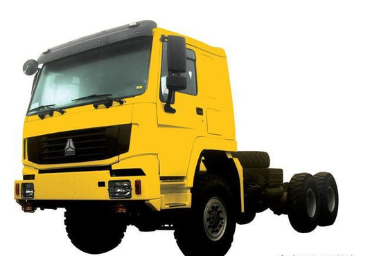 الديزل SINOTRUK 6X6 Prime Mover Trailer Howo 371 Truck قدرة التحميل الكبيرة