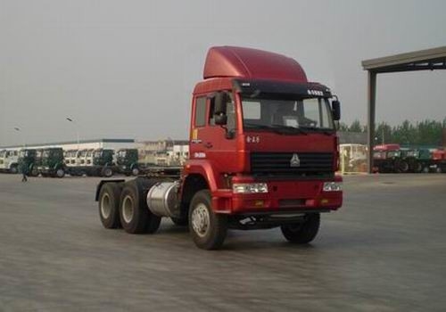 ساينو تراك Swz 6 × 4 شاحنة جرار 371hp برايم المحرك السحب جرار ZZ4251N3241C