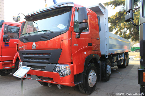 ZZ3317N3867N1 ساينو تراك HOWO A7 تفريغ شاحنة 8x4 D10.38 380hp المحرك Longlife