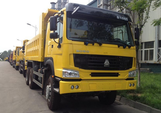 290 / 336HP EURO II ساينو تراك HOWO 6X4 تفريغ شاحنة 8-20T في البيئة القاسية